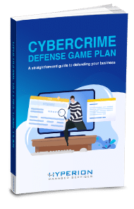 HyperionManagedServices Cybercrime Defense Game Plan eBook Cover